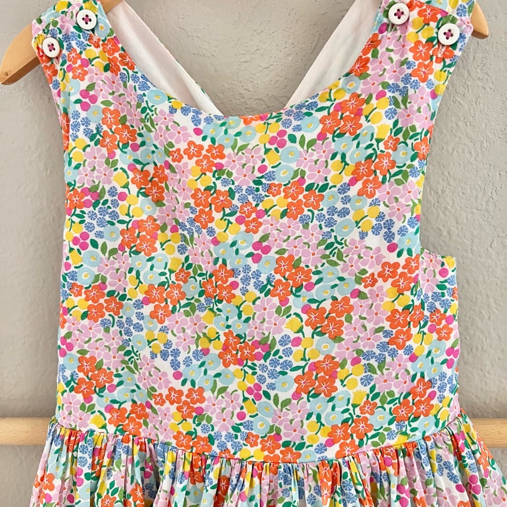 Mini Boden Harper Cross Back Floral Dress - Picture 5 of 7
